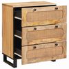 vidaXL Dressoir Bruin 60 x 33 x 75 cm Massief Mango Hout