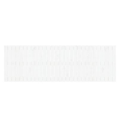 vidaXL Wandhoofdbord 185x3x60 cm massief grenenhout wit