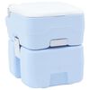 vidaXL Camping Toilet Lichtblauw en Wit 41,5 x 36,5 x 42 cm Polyetheen