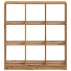 vidaXL Boekenkast 102x32x108 cm bewerkt hout artisanaal eikenkleurig