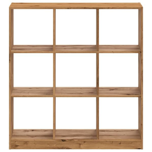 vidaXL Boekenkast 102x32x108 cm bewerkt hout artisanaal eikenkleurig