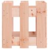vidaXL Plantenbak met hekontwerp 30x30x30 cm massief dougashout