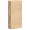 vidaXL Highboard artisanaal eikenkleurig 80 x 39 x 178 cm Bewerkt hout