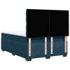 vidaXL Boxspring met matras fluweel blauw 140x190 cm