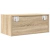 vidaXL TV-meubel 60x31x25,5 cm bewerkt hout sonoma eikenkleurig