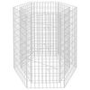 vidaXL Gabion plantenbak verhoogd zeshoekig 100x90x100 cm