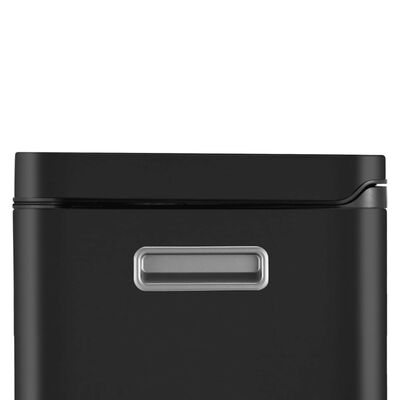 EKO Pedaalemmer X-Cube 2x20 L zwart