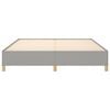 vidaXL Bedframe zonder matras stof lichtgrijs 180x200 cm