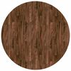vidaXL Tafelblad &Oslash; 40 x 4 cm Rond Massief Eikenhout Donkerbruin