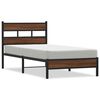 vidaXL Bedframe zonder matras bewerkt hout bruin eikenkleur 107x200 cm