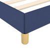 vidaXL Bedframe zonder matras 90x190 cm stof blauw