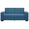 vidaXL Tweezitsbank 180x78x84 cm fluweel blauw