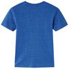 Kindershirt 116 gemêleerd donkerblauw