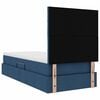 vidaXL Opslag bed met matras met matras Blauw 90 x 200 cm Polyester