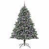 vidaXL Kunstkerstboom met 300 LED Groen 180 cm PVC en Plastic en Staal