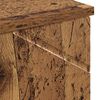 vidaXL Badkamer Kast Oud Hout 30 x 35 x 192 cm Bewerkt hout & Metaal