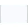 vidaXL Keuken Spatscherm 2 pcs Doorzichtig 90 x 60 cm gehard glas