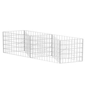 vidaXL Gabion mand 120x30x50 cm gegalvaniseerd staal