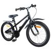 vidaXL Kinderfiets 22 Inch voor 7-12 jaar oud Zwart