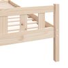 vidaXL Bedframe massief hout 90x190 cm