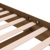 vidaXL Bedframe massief hout honingbruin 75x190 cm