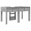 vidaXL Bunk Bed voor Kinderen Grijs Sonoma 100 x 200 cm Bewerkt hout