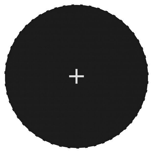 vidaXL Springmat voor 10 feet/3,05 m ronde trampoline stof zwart