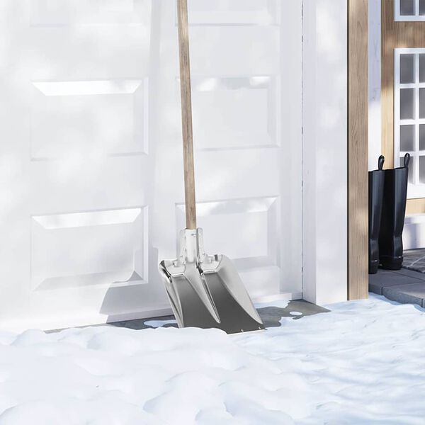 vidaXL Schep Hoofd Zilver 41,5 x 32,5 cm Aluminium