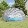 vidaXL Pooldome Doorzichtig 592 x 590 x 275 cm PVC