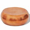 vidaXL Salontafel gehamerd aluminium brons/koperkleurig