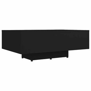 vidaXL Salontafel 85x55x31 cm bewerkt hout zwart