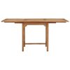 vidaXL Tuintafel verlengbaar (110-160)x80x75 cm massief teakhout