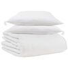vidaXL Winter Dekbed met kussen 3 st Wit Donsveertjes