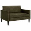vidaXL XXL fauteuil Legergroen Nep Suede Leer