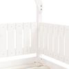 vidaXL Kinderbedframe 70x140 cm massief grenenhout wit
