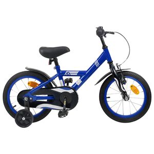 vidaXL Kinderfiets 12 Inch voor 2-4 jaar oud Donkerblauw