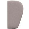vidaXL Hoofdbord oor Taupe 40 x 23 x 6 cm Stof