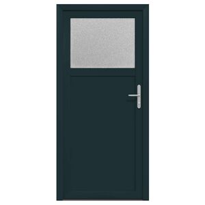 vidaXL Zij-ingangsdeur Antracietkleurig 98 x 198 cm PVC