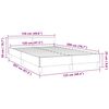 vidaXL Bedframe zonder matras 120x200 cm fluweel donkergrijs