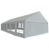 vidaXL Tentdoek zonder frame 12 x 6 m Grijs PE