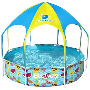 Bestway Steel Pro Kinderzwembad uv Careful bovengronds 244x51 cm