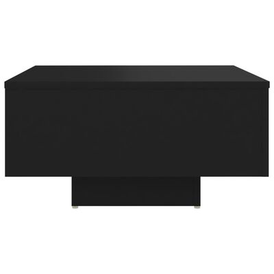 vidaXL Salontafel 60x60x31,5 cm spaanplaat zwart