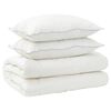 vidaXL Dekbed en Kussen Set 3 st 200x200 cm 4 seizoenen 350 GSM Wol