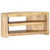 vidaXL Tv-hoekmeubel 90x45x45 cm massief mangohout