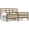 vidaXL Bedframe massief hout honingbruin 180x200 cm