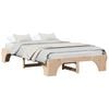 vidaXL Bedframe Naturel 135 x 190 cm Massief grenenhout