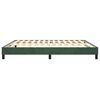 vidaXL Boxspring bed 160x200 cm fluweel donkergroen
