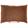 vidaXL Papieren zakken 250 st met hengsels 32x22x24 cm bruin