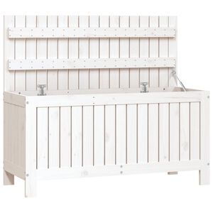 vidaXL Tuinbox 108x42,5x54 cm massief grenenhout wit