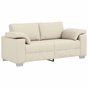 vidaXL 2-Zits Sofa Beige 180 cm Linnen-mix stof